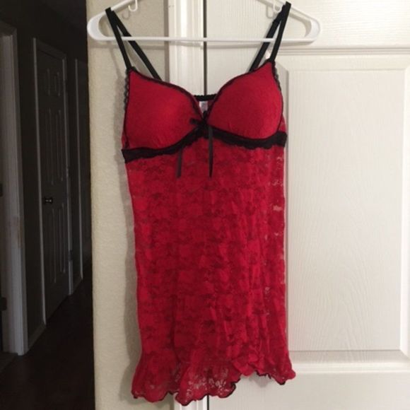 Gilligan & O'Malley Other - Women's Gilligan & O'Malley Chemise--Size M--Red/Black